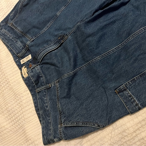 Madewell Blue Wide-Leg Jeans - Picture 4 of 5